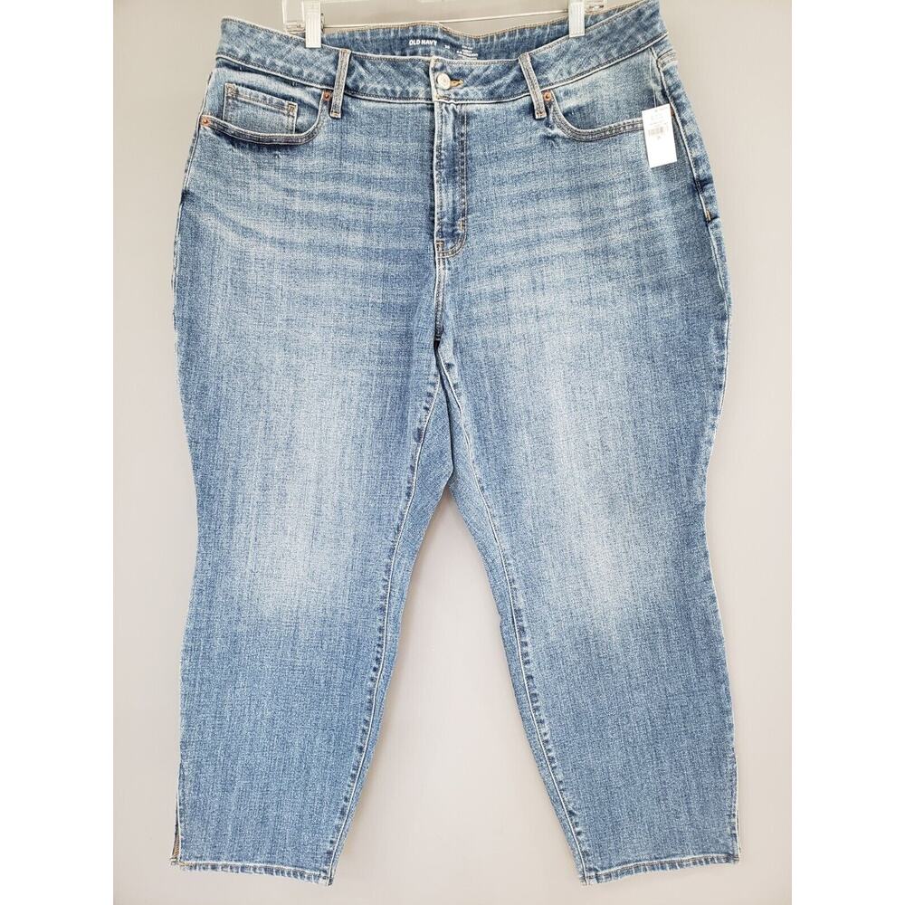 NEW Old Navy Jeans Women Size 20 OG Straight High Rise 410840